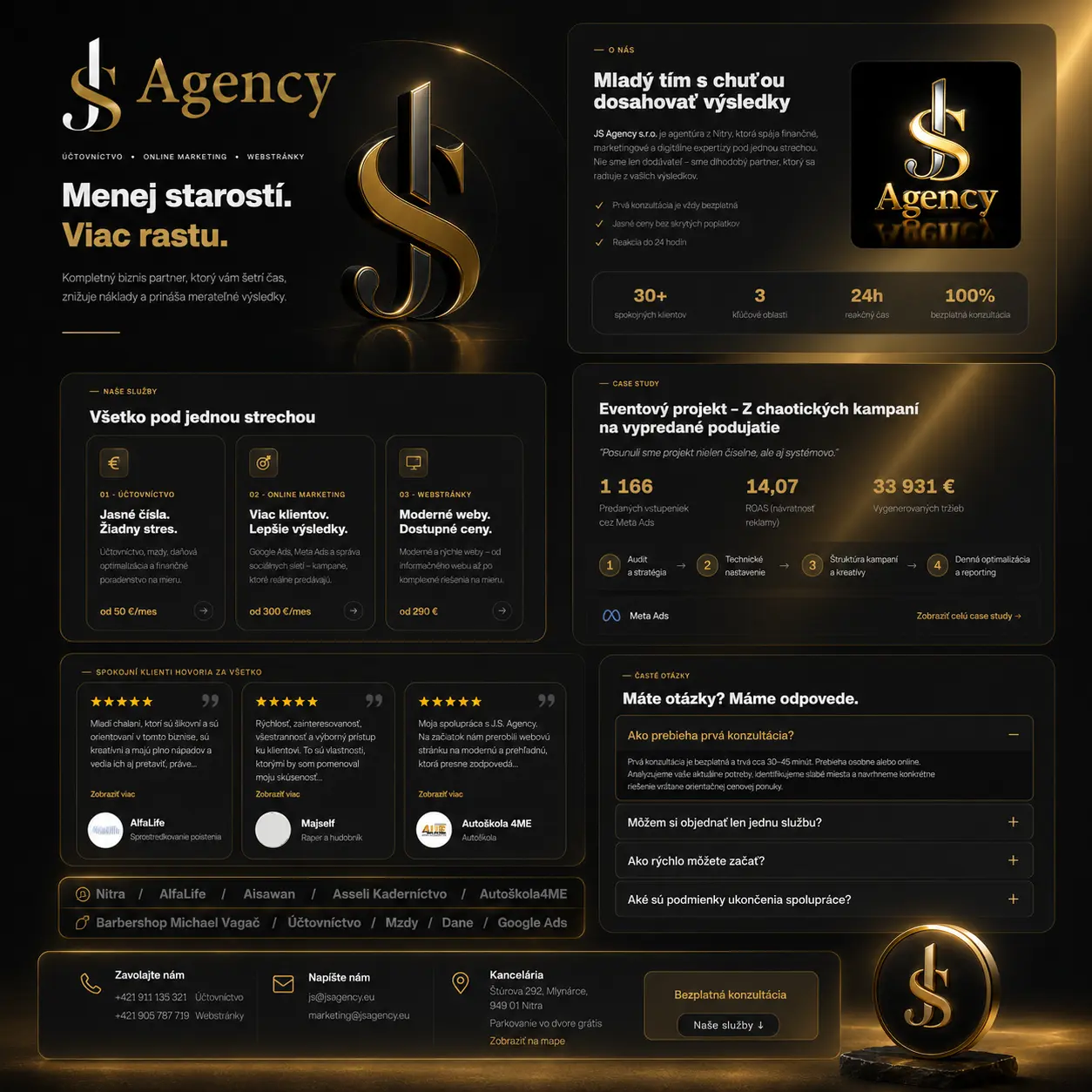 JS Agency - Online marketing na mieru